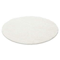 Hoogpolig tapijt, hoogpolig, hoogpolig, woonkamer, poolhoogte 3 cm, effen crème