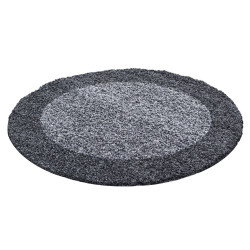 Hoogpolig tapijt, hoogpolig, langpolig, woonkamer hoogpolig tapijt, 2-kleurig poolhoogte 3cm, grijs, lichtgrijs