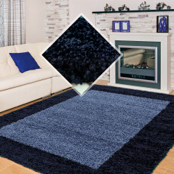 Shaggy carpet, high pile, long pile, living room shaggy carpet, 2 colors, pile height 3cm, navy blue
