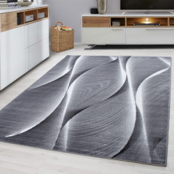 Modern designer living room youth room carpet PARMA 9310 Black