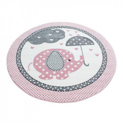 Tappeto per bambini tappeto per cameretta con motivo gatto Kids 570 Pink