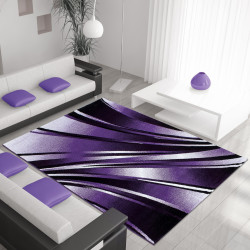 Tapis de salon design moderne Parma 9210 violet