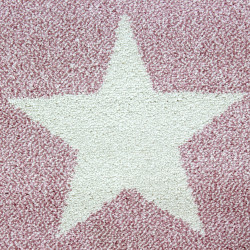 Tappeto di design per la cameretta dei bambini con motivi rosa
