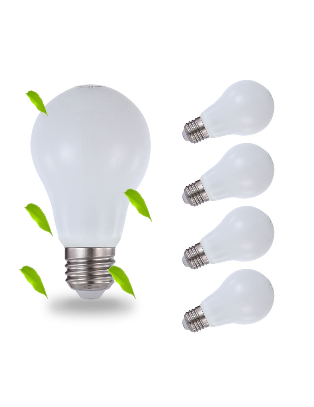 Ampoule DEL LUXBIEN 5W remplace 40 watts E27, 5W 400 lumens dimmable [3000K - 4000K - 6000K]