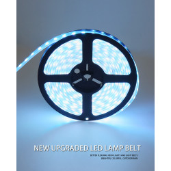 LED WIfi Streifen RGB Set LED Strip mit app-gesteuert 5M 300 LEDs 5050 EU Stromkabel Wasserdicht IP65