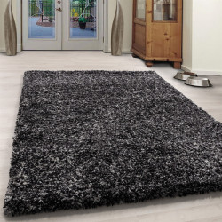 Living room shaggy carpet high quality long pile deep pile gray white mottled