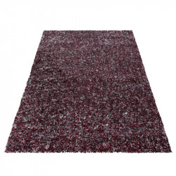 Living room shaggy carpet high quality long pile deep pile red white gray mottled