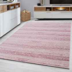 Designer living room youth room carpet wall motif checkered Plus-8000 PINK