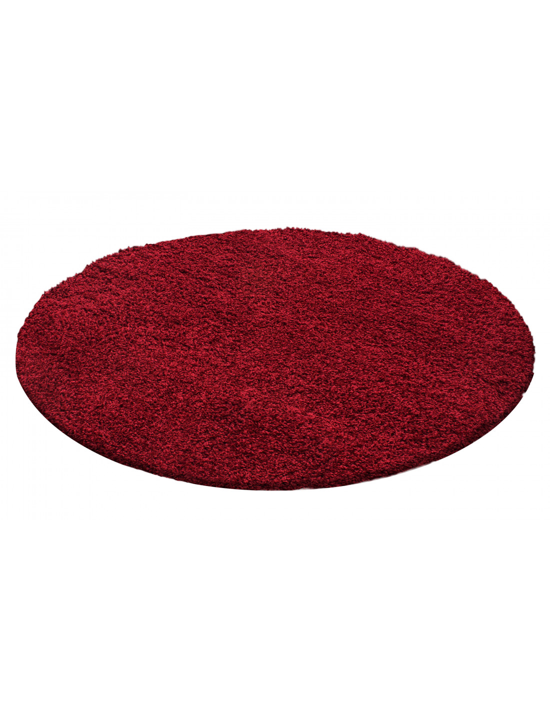 Shaggy matta, hög lugg, lång lugg, vardagsrum, lugghöjd 3cm, vanlig röd