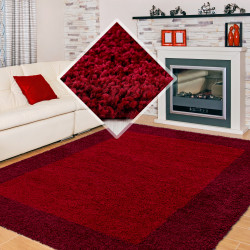 Shaggy Carpet Shaggy Carpet 2 kleuren rood en bordeaux