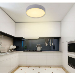 LED panel ceiling light Basic White - surface-mounted spot - ceiling spot - modern - white - (24W warm white)