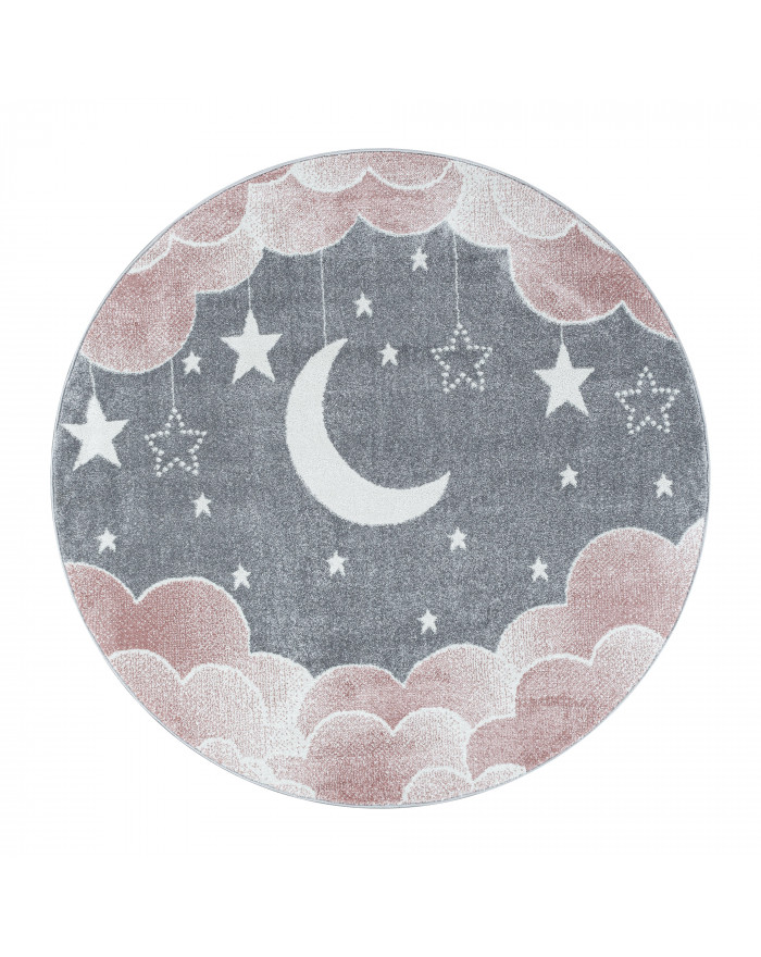 Alfombra Infantil Hare Estrellas Nube Luna