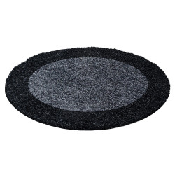 Tapis Shaggy Tapis Shaggy 2 Couleurs Gris Anthracite